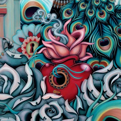 Detail Of Flowering Heart, Pride by Caia Koopman canvas print