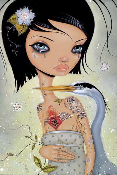 Wildlife Conservation: Blue Ardea by Caia Koopman