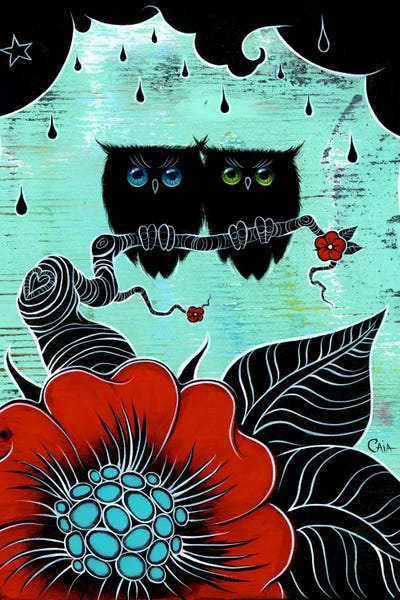 Pop Surrealism & Lowbrow: Two Hoots by Caia Koopman