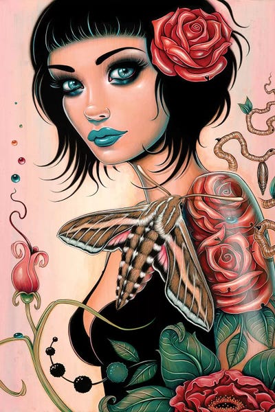 Tattoo Parlor: White Lined Sphinx by Caia Koopman