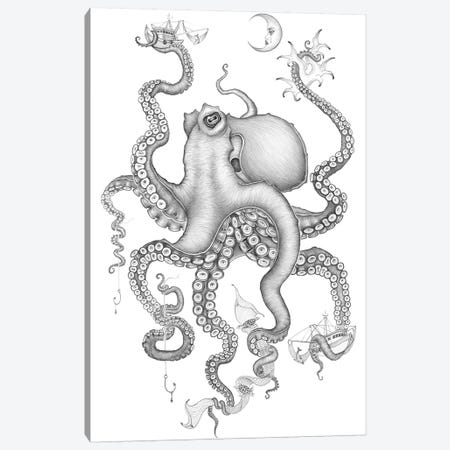 Cephalopod Love Canvas Print #CAI61} by Caia Koopman Art Print