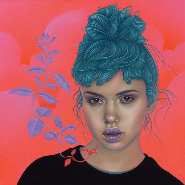 Large Art for Bedroom - Canvas Prints: Phytophile by Caia Koopman