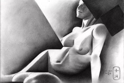 Roundism XXVII by Corné Akkers acrylic art print