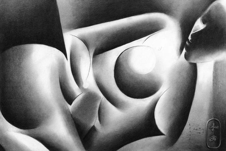 Roundism XXX by Corné Akkers wall art