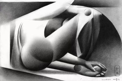 Roundism XXXIII by Corné Akkers acrylic art print