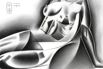 Roundism XXXVI by Corné Akkers acrylic art print