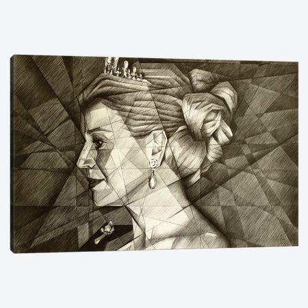 Queen Maxima Canvas Print #CAK129} by Corné Akkers Art Print
