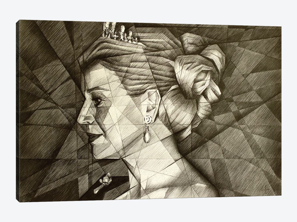 Queen Maxima by Corné Akkers 1-piece Canvas Art