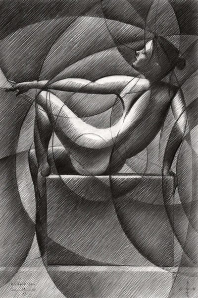 Art Deco: Art Deco Nude by Corné Akkers
