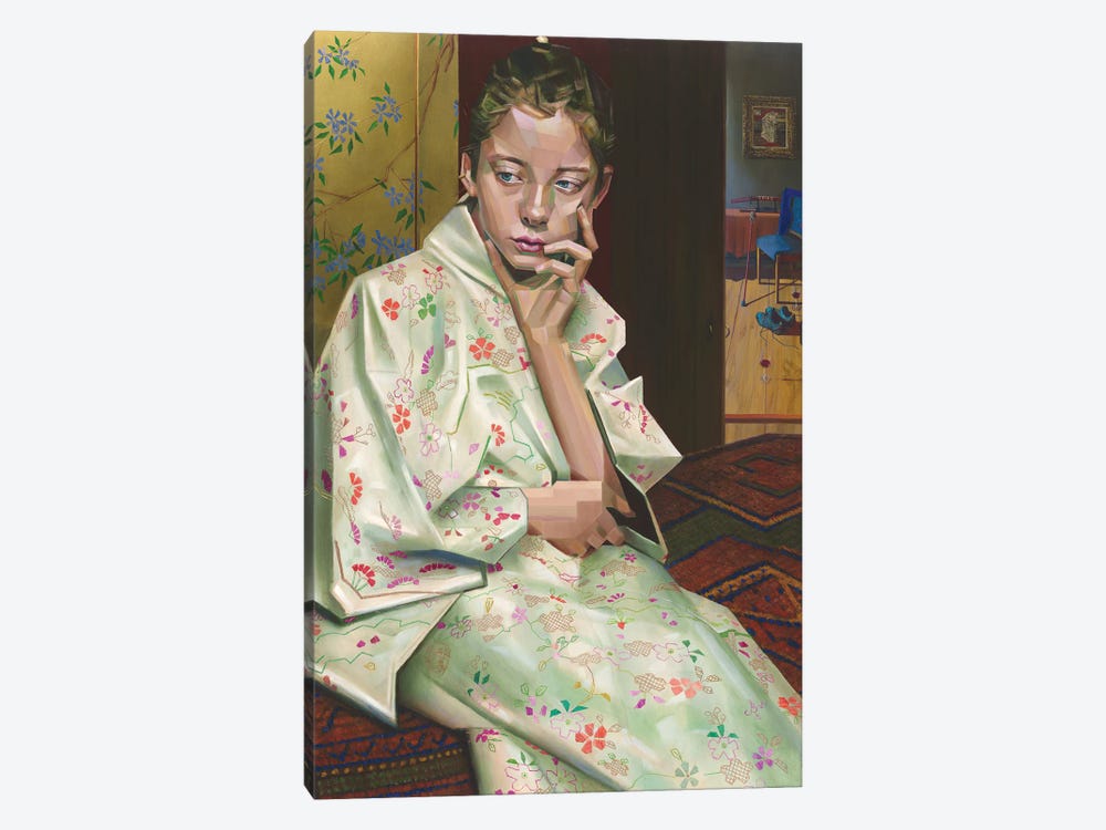 Geesje Kwak In oil by Corné Akkers 1-piece Canvas Artwork