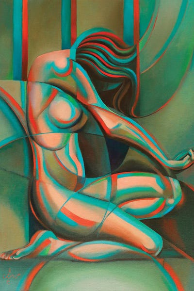 Kaleidoscopic Figures: Anaglyphical Roundism by Corné Akkers