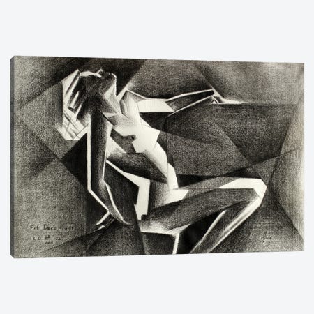 Art Deco Nude - 23-08-22 Canvas Print #CAK169} by Corné Akkers Canvas Print