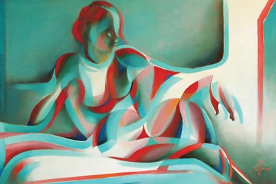 Anaglyphical Roundism - 27-07-22 by Corné Akkers acrylic art print