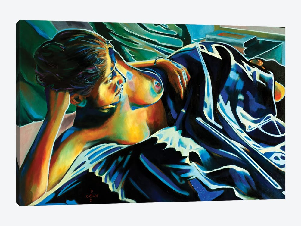 Blue Velvet 1-piece Canvas Print