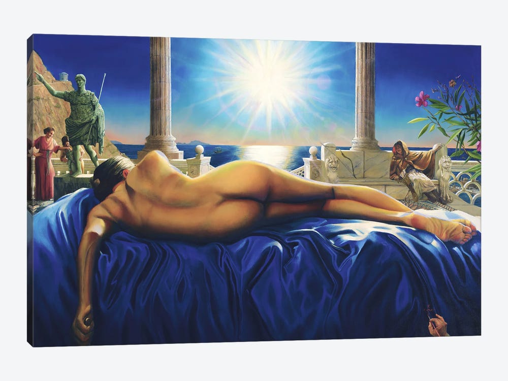 Psyche And Amor by Corné Akkers 1-piece Canvas Print