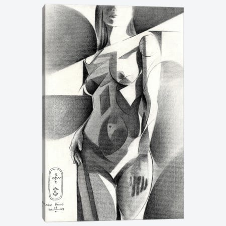 Neo Deco Canvas Print #CAK181} by Corné Akkers Art Print