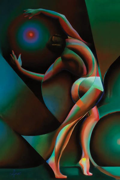 Cosmic Dance by Corné Akkers acrylic art print