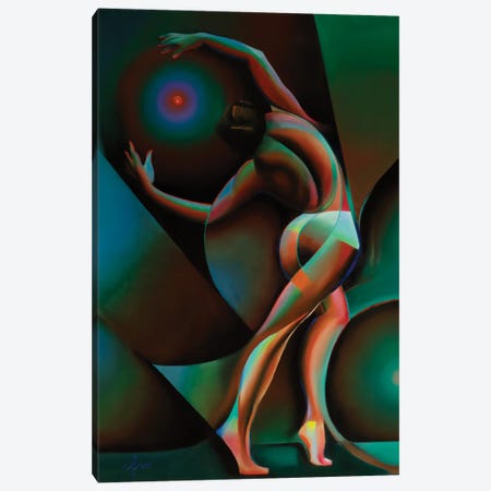 Cosmic Dance Canvas Print #CAK186} by Corné Akkers Canvas Wall Art