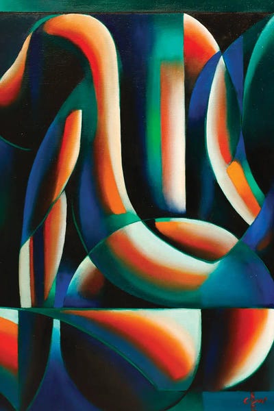 Neo Deco - 1/15/24 by Corné Akkers acrylic art print