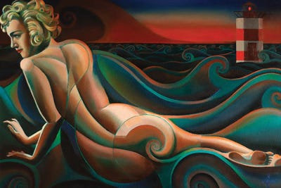 The Infinitive Waves Of Eternity - 2/6/24 by Corné Akkers acrylic art print