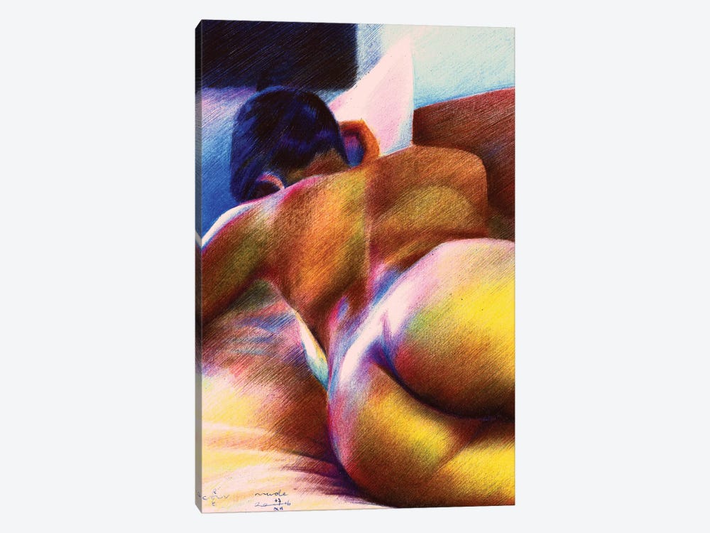 Nude III by Corné Akkers 1-piece Canvas Art