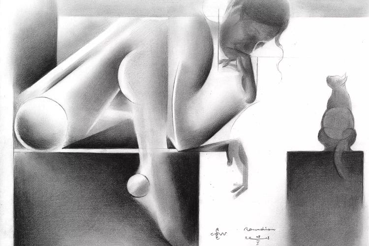 Roundism I by Corné Akkers wall art