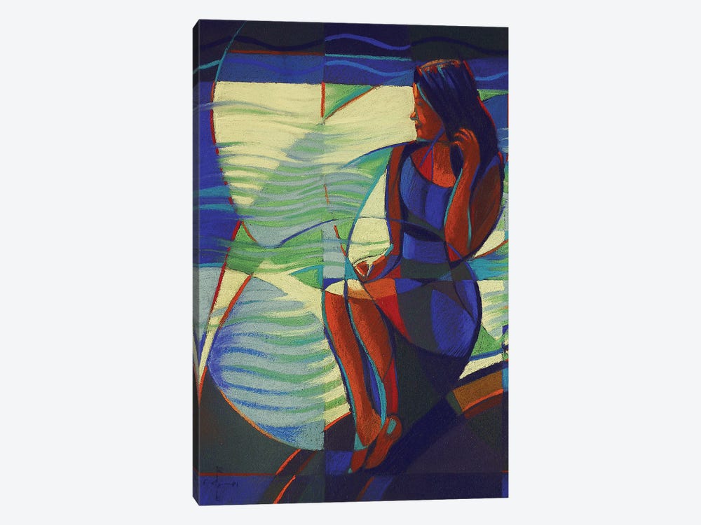 Carthaginian Woman Waiting For Her Sea Hero's Return by Corné Akkers 1-piece Canvas Artwork