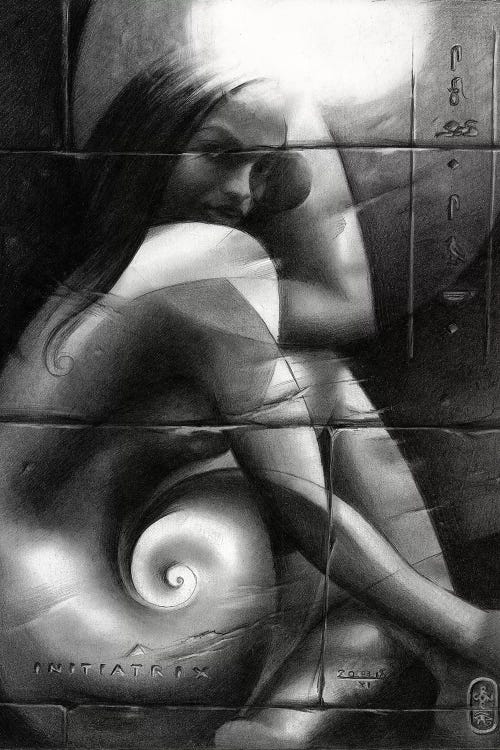 Initiatrix by Corné Akkers wall art