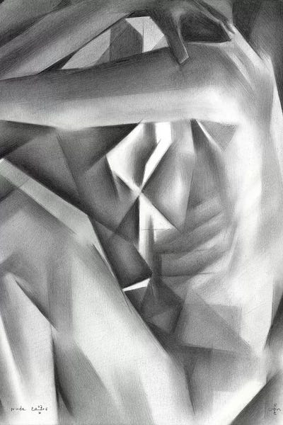 Nude V by Corné Akkers acrylic art print