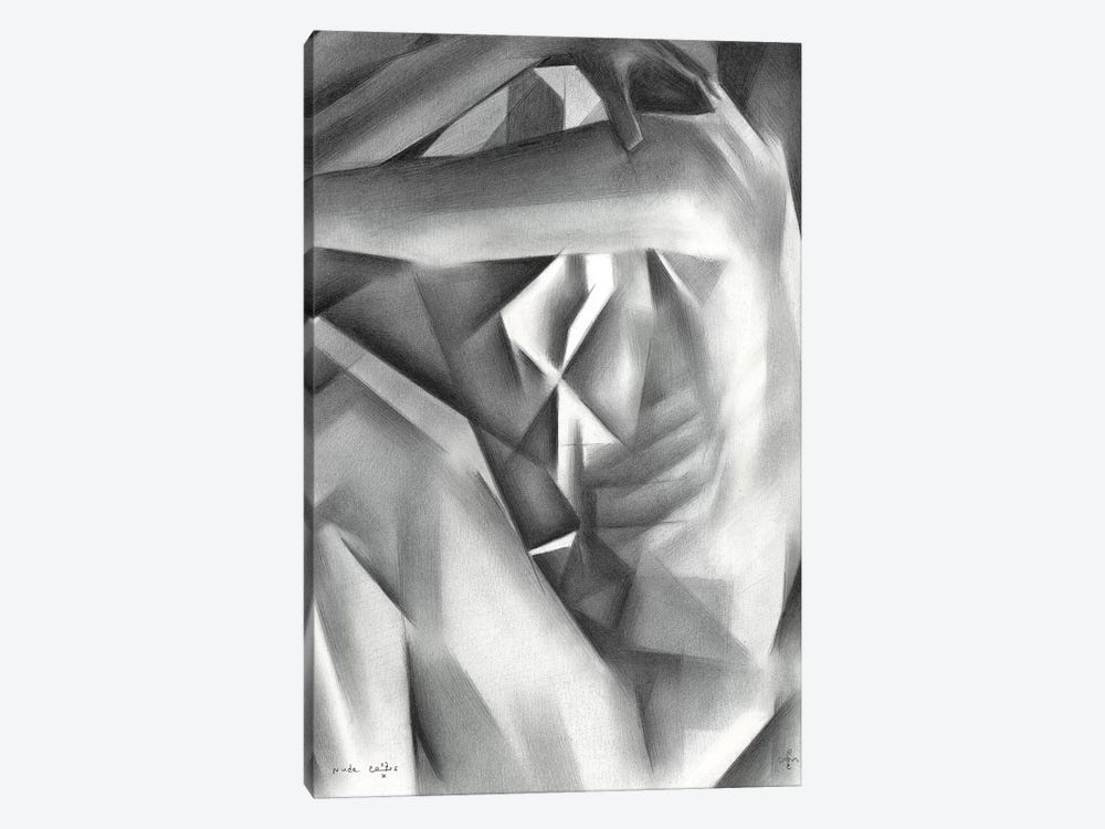 Nude V by Corné Akkers 1-piece Canvas Print