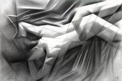 Nude VI by Corné Akkers acrylic art print