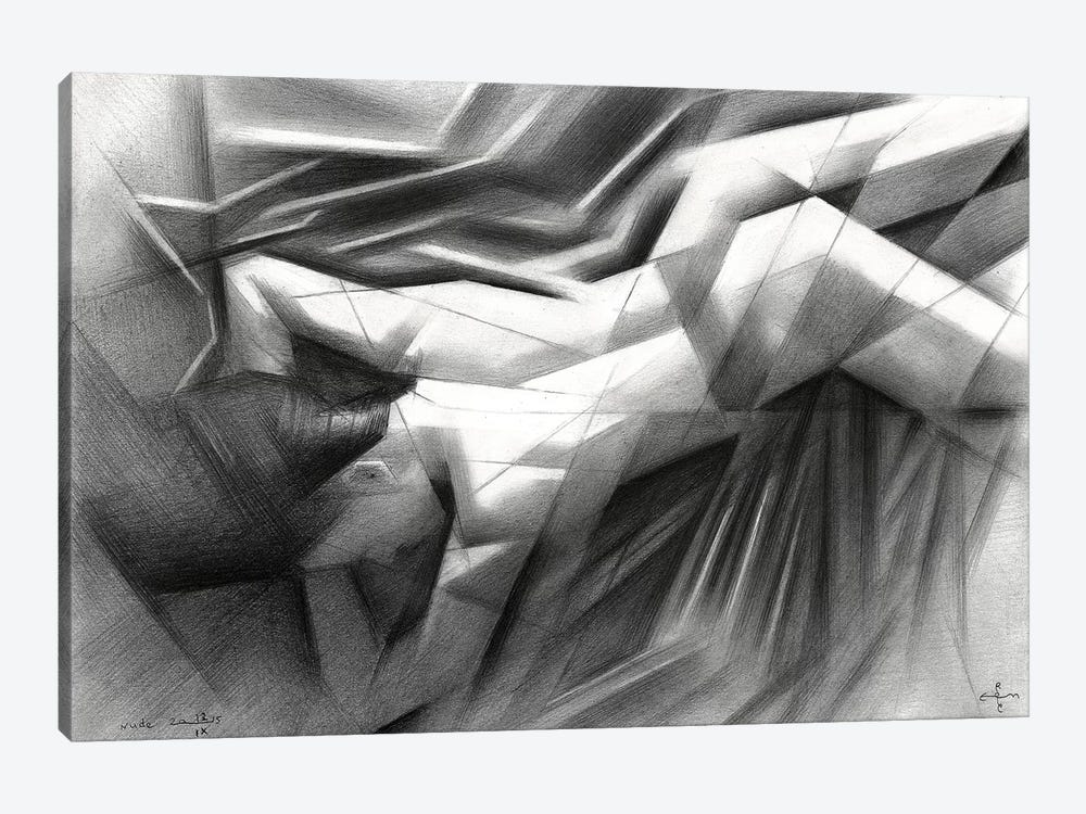 Nude VI by Corné Akkers 1-piece Canvas Print