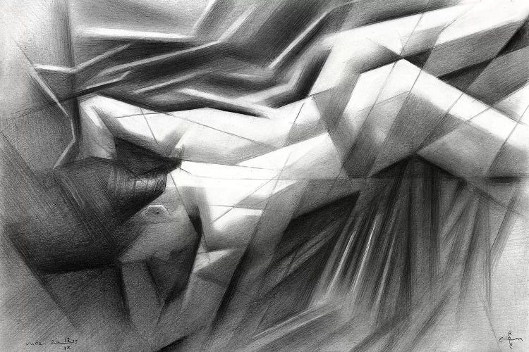 Nude VI by Corné Akkers wall art
