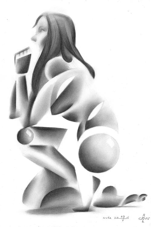 Nude VIII by Corné Akkers wall art