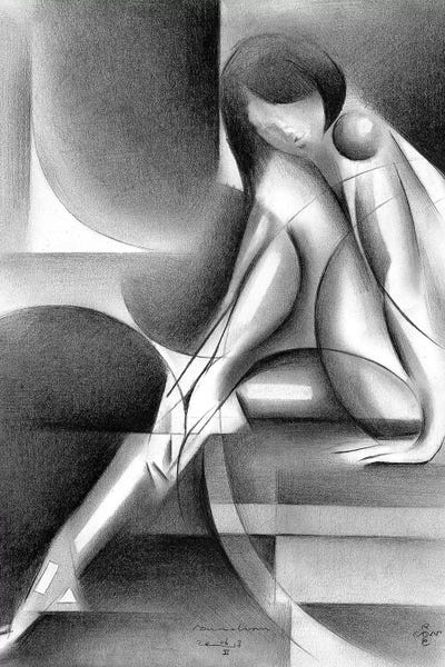 Black & White Drawings & Illustrations: Roundism XXI by Corné Akkers