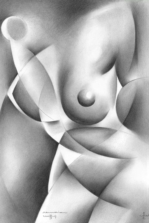 Roundism XXIV by Corné Akkers wall art