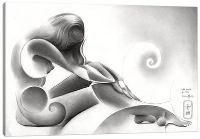 The Nude Portal Canvas Art Print - Corné Akkers