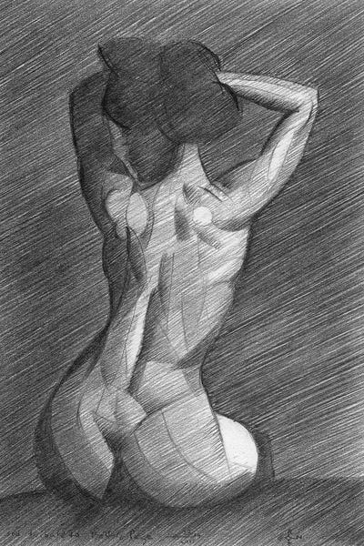 Bathroom Nudes: A 2nd Tribute To Bettie Page by Corné Akkers