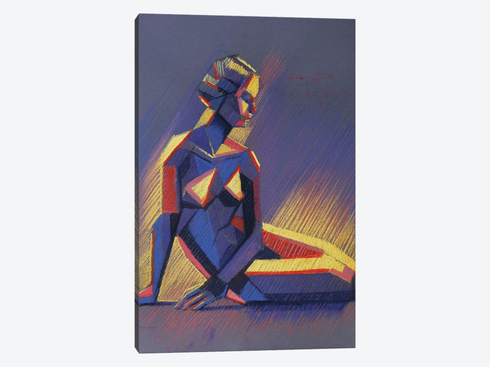 Cubistic Nude IV by Corné Akkers 1-piece Art Print
