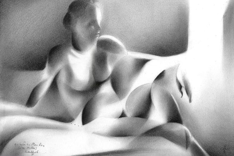 Tribute To Man Ray (Lee Miller) by Corné Akkers wall art