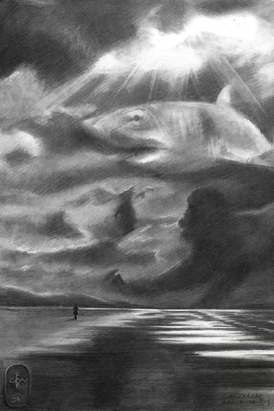 Sharks: A Day At The Beach by Corné Akkers