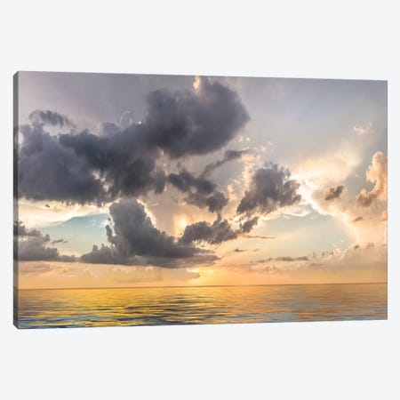 Heavenly Sunset Canvas Print #CAL104} by Mike Calascibetta Canvas Print