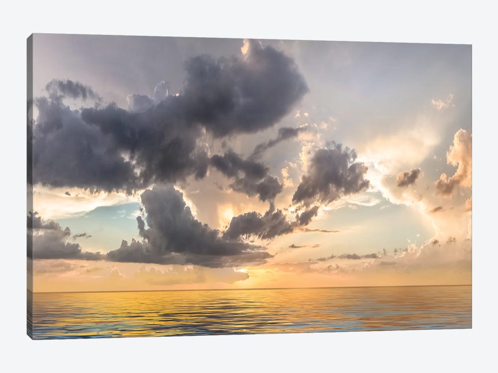 Heavenly Sunset by Mike Calascibetta 1-piece Canvas Art Print