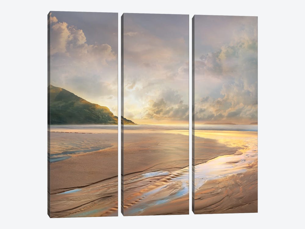 At Low Tide by Mike Calascibetta 3-piece Canvas Artwork