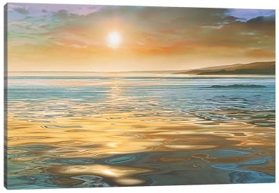 Evening Calm Canvas Art Print - Ocean Art