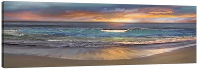 Malibu Alone Canvas Art Print - Sandy Beach Art