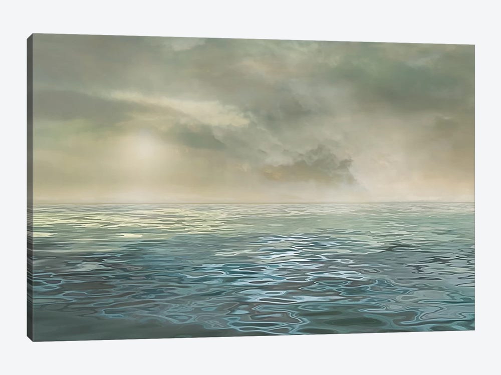Foggy Morning by Mike Calascibetta 1-piece Canvas Artwork