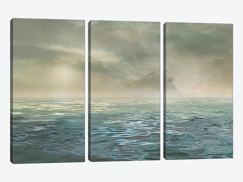 Foggy Morning by Mike Calascibetta 3-piece Canvas Art