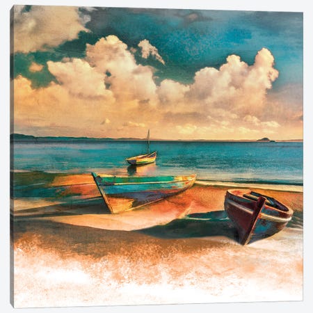 Shadow Boat II Canvas Print #CAL35} by Mike Calascibetta Canvas Art