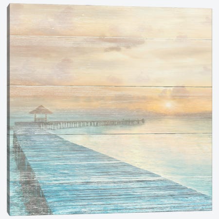 Gather at the Beach Canvas Print #CAL47} by Mike Calascibetta Canvas Art Print